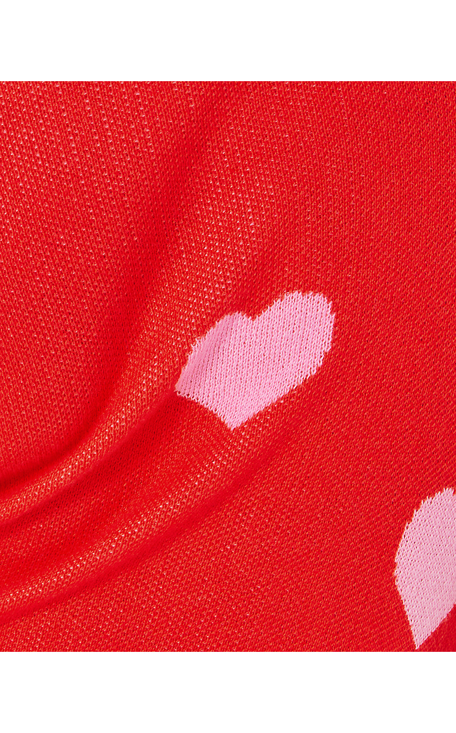 MINI TENSLEY SWEATER, ROCOCO RED HEARTS JACQUARD
