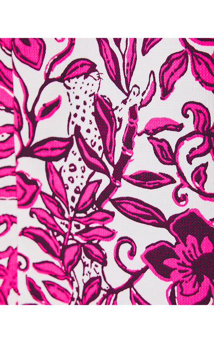 MILA SHORT SLEEVE STRETCH SHIFT, ELDERFLOWER BLOSSOM LIL ESCAPE PLAN