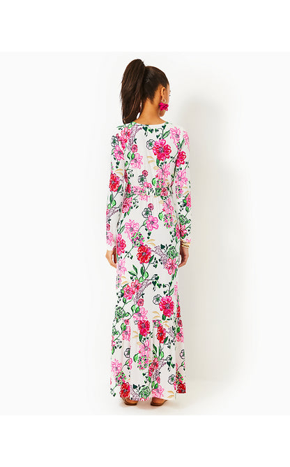 HARTLEY MAXI DRESS, COCONUT SAFARI SANCTUARY