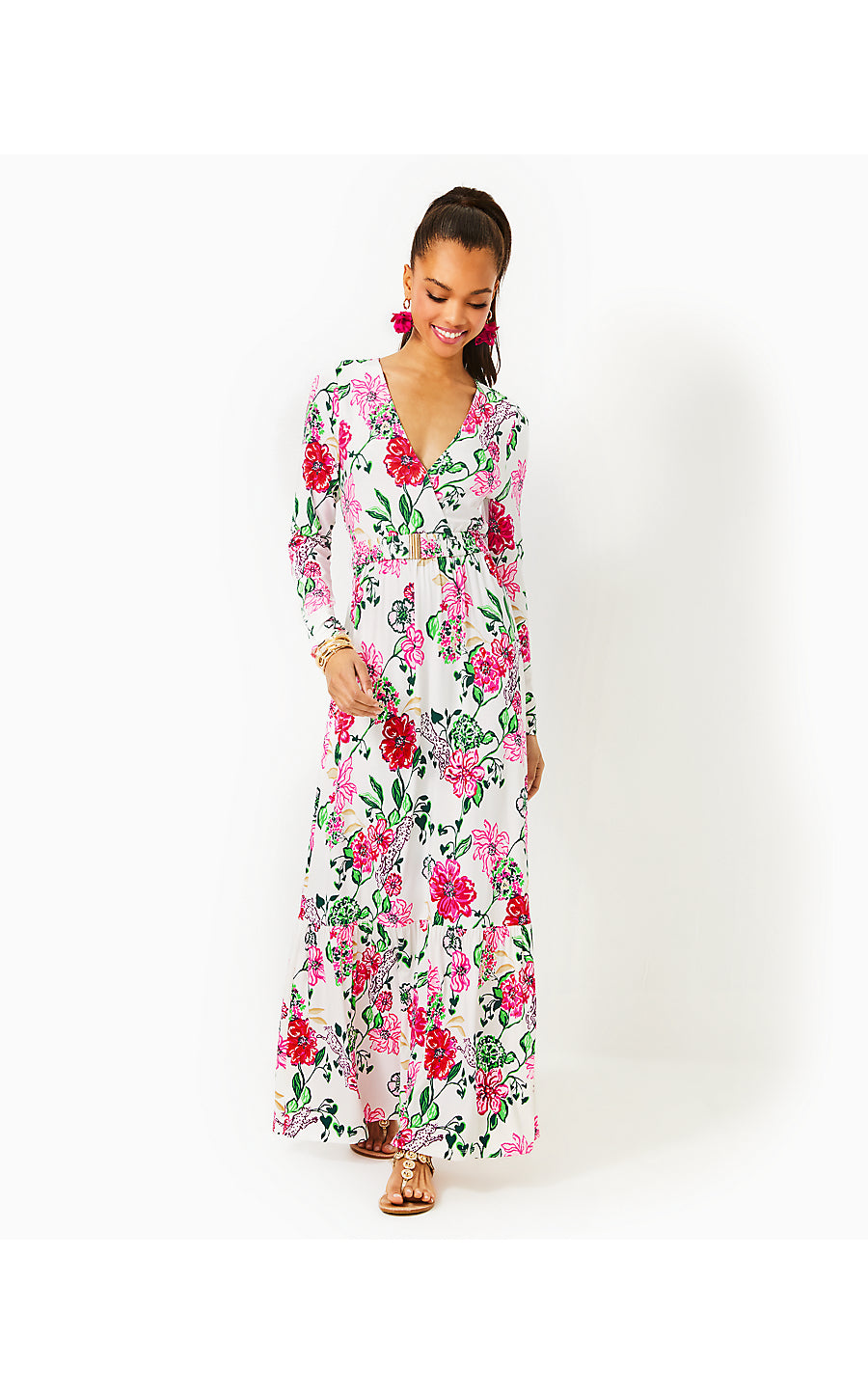 HARTLEY MAXI DRESS, COCONUT SAFARI SANCTUARY