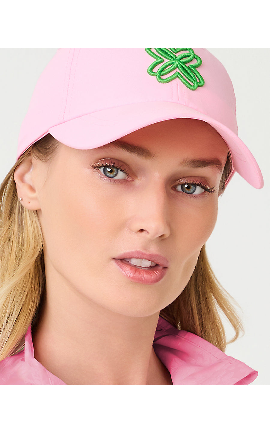 LOGO RUN AROUND HAT, CONCH SHELL PINK