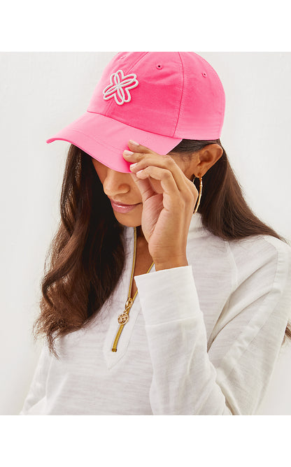 LOGO RUN AROUND HAT, ROUSSEAU PINK