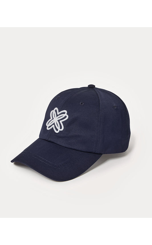 LOGO RUN AROUND HAT, TRUE NAVY