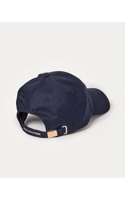 LOGO RUN AROUND HAT, TRUE NAVY