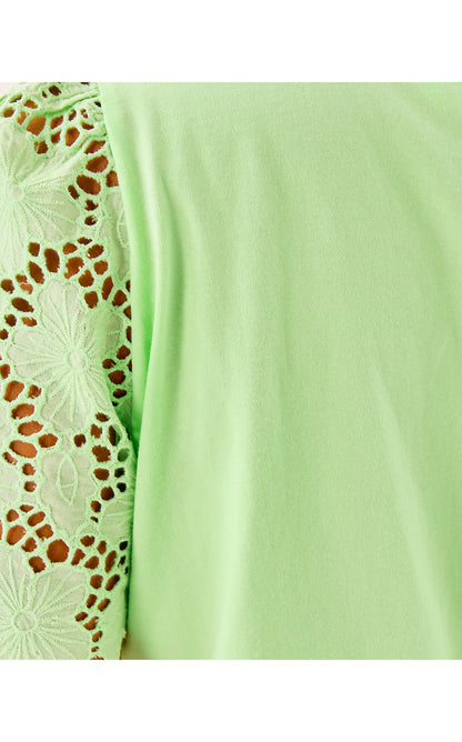SEBENE KNIT TOP, COOL MINT