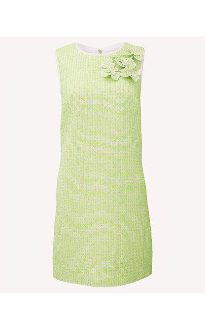 EDITA BOUCLE SHIFT, CROCODILE GREEN FANTASY BOUCLE