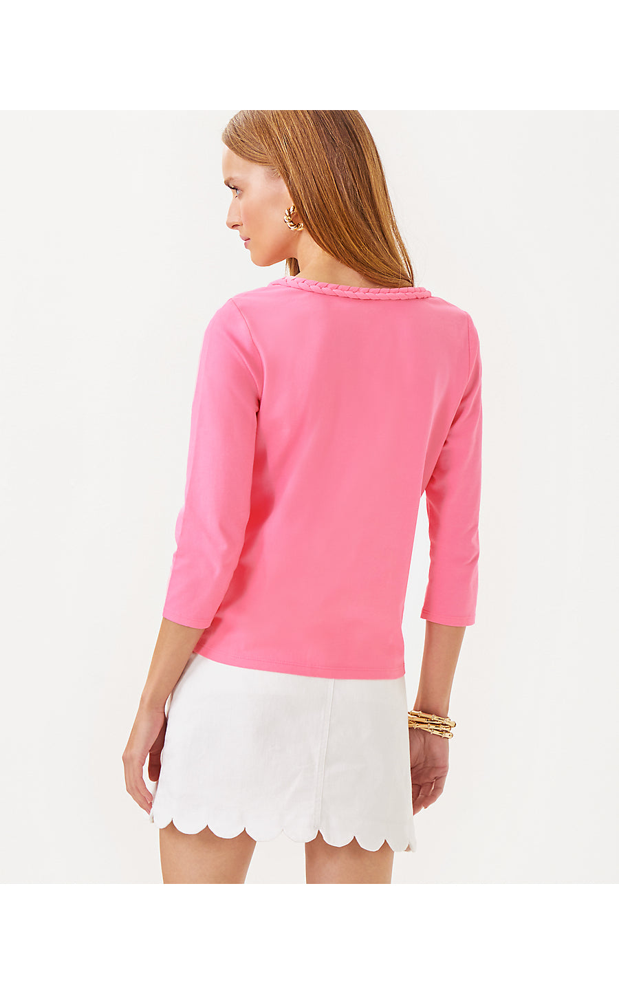 PAULSON KNIT TOP, ROUSSEAU PINK