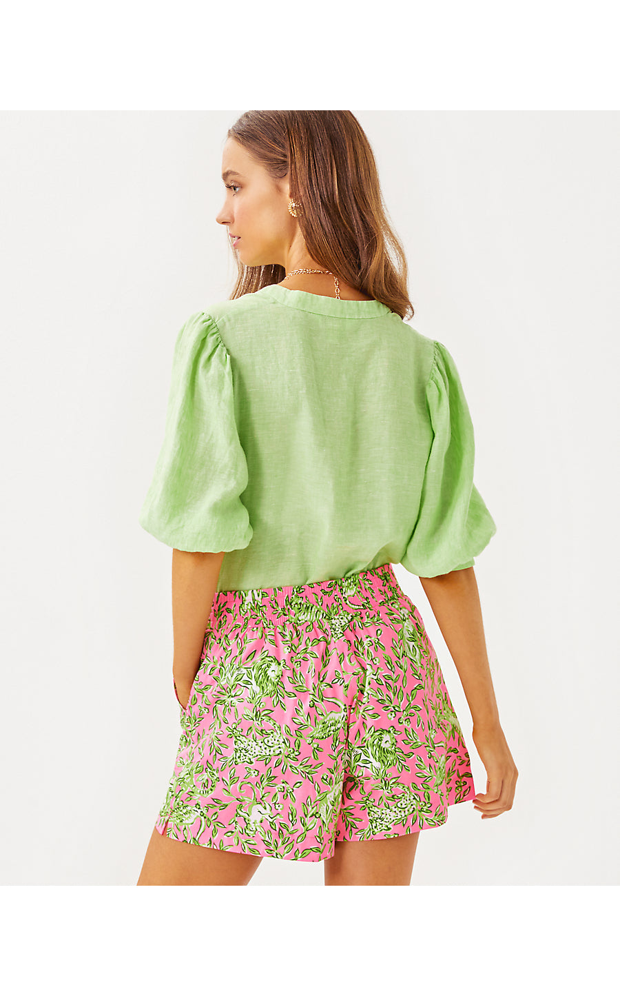 ALISTA STRETCH SHORT, ROUSSEAU PINK MANE CHARACTER ENERGY