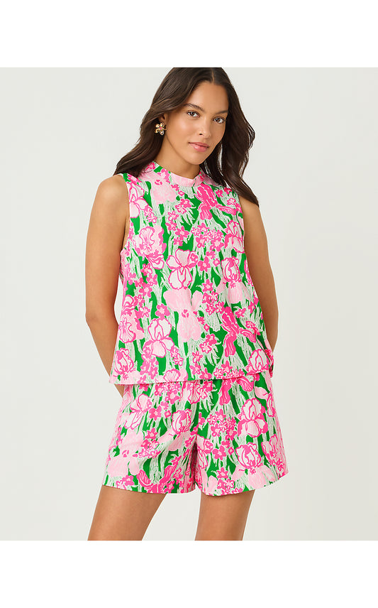BAL HARBOUR STRETCH SHORT, PUTTING GREEN HANNAH ENGINEERED