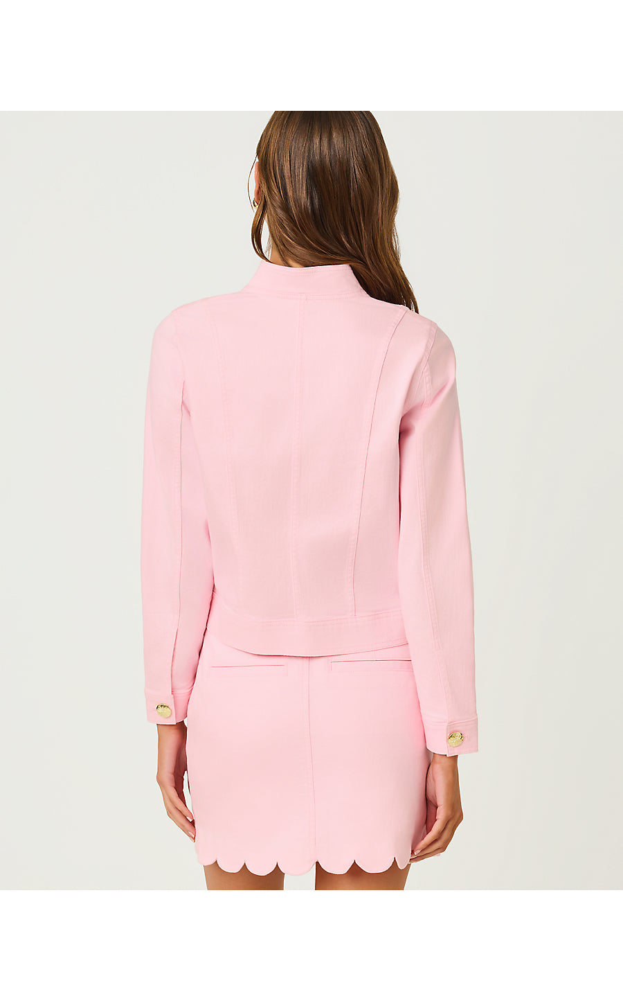 COLETTE DENIM SKORT, PINK MUSE