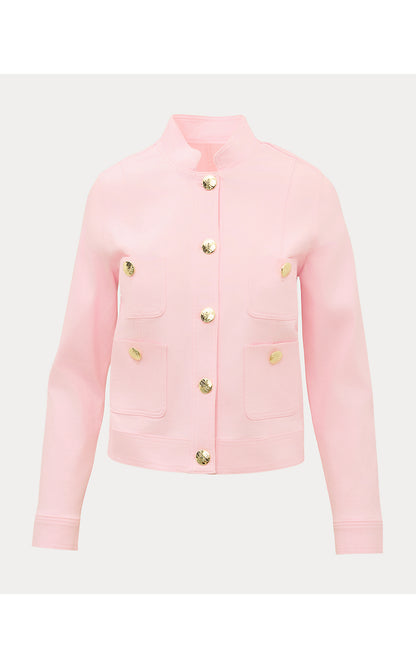 SHEPA DENIM JACKET, PINK MUSE