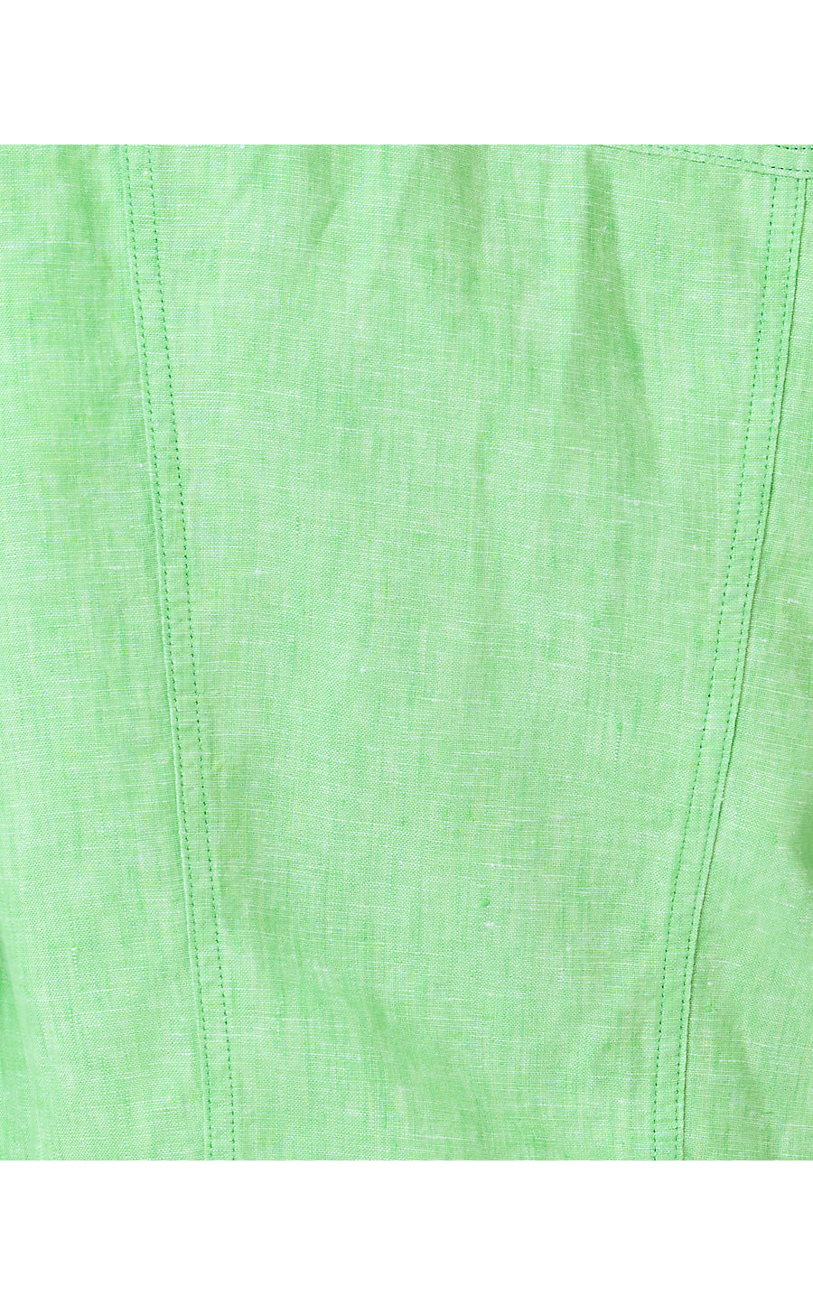 SEASPRAY LINEN JACKET, JACKFRUIT GREEN X RESORT WHITE