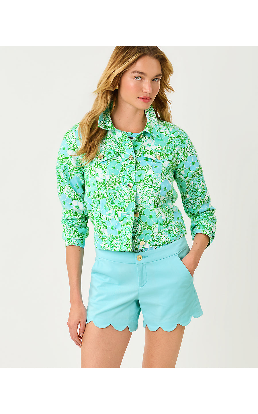 SEASPRAY LINEN JACKET, MINT CONDITION BURST OF JOY