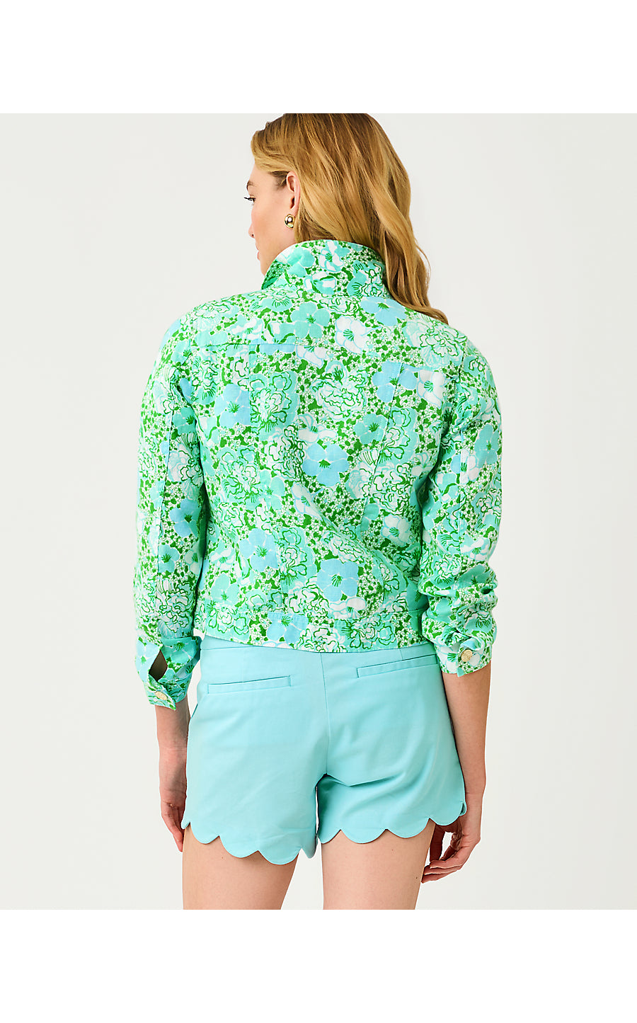SEASPRAY LINEN JACKET, MINT CONDITION BURST OF JOY