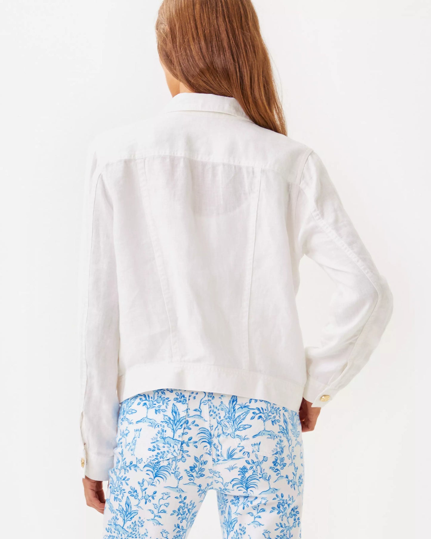 SEASPRAY LINEN JACKET, RESORT WHITE