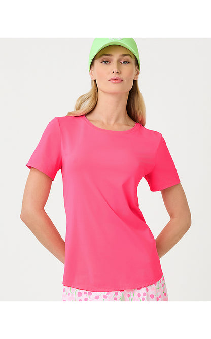 WESTLEY ACTIVE TEE UPF 50+, CHERRY BLOSSOM PINK