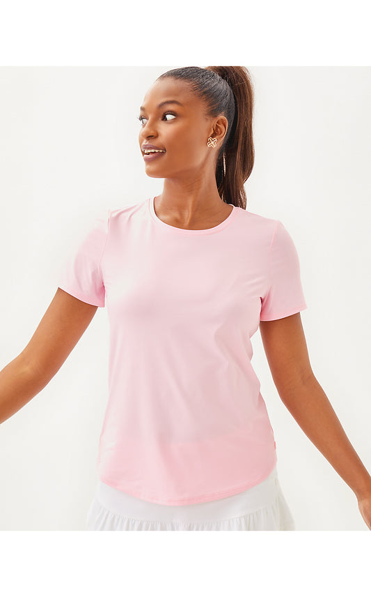 WESTLEY ACTIVE TEE UPF 50+, PINK MUSE