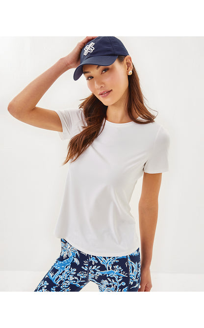 WESTLEY ACTIVE TEE UPF 50+, RESORT WHITE