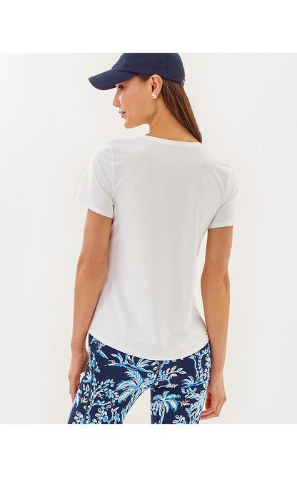 WESTLEY ACTIVE TEE UPF 50+, RESORT WHITE