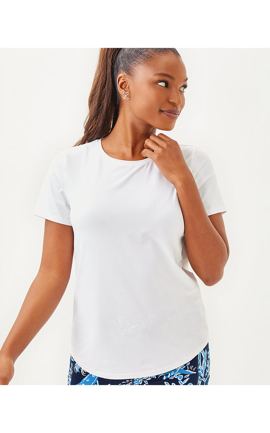 WESTLEY ACTIVE TEE UPF 50+, RESORT WHITE