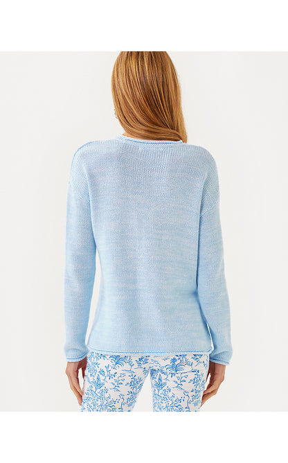 LOTAN SWEATER, BLUETTE MARL