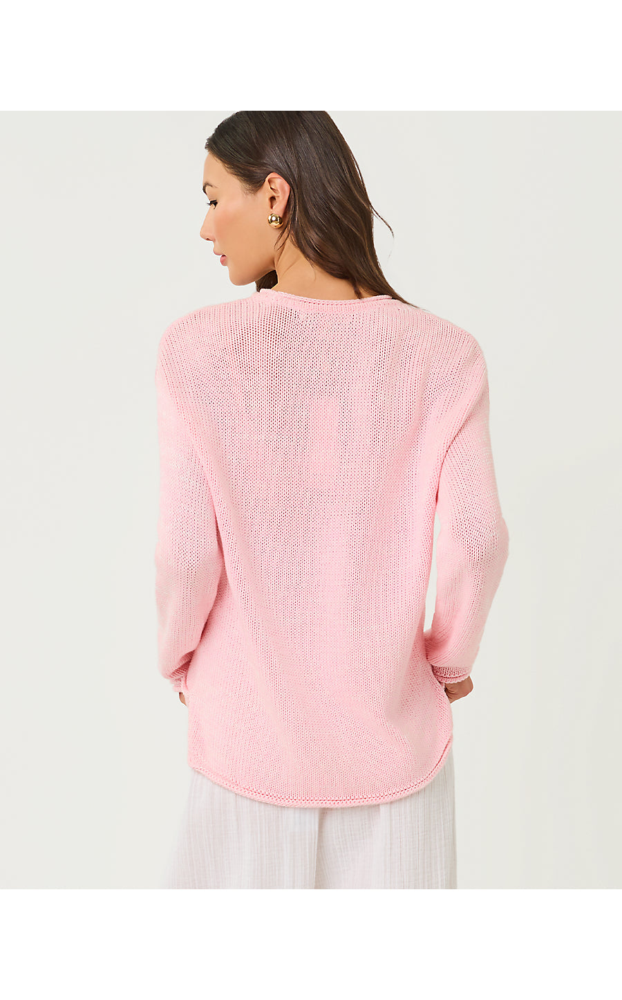 LOTAN SWEATER, PINK MUSE MARL