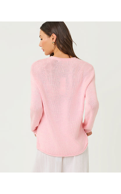 LOTAN SWEATER, PINK MUSE MARL