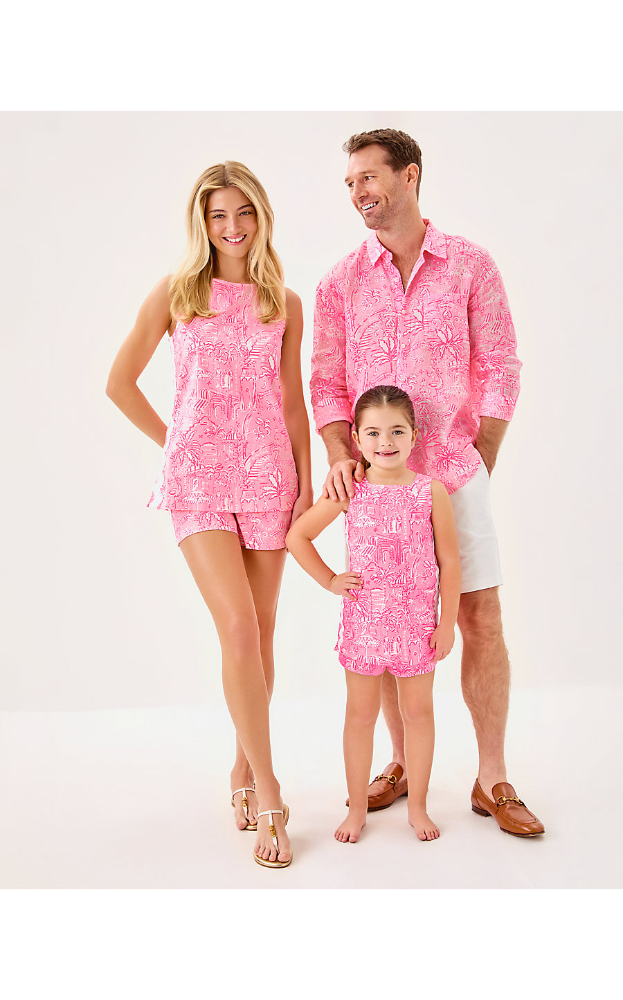 MENS STUFF ADDISON SHIRT, CONCH SHELL PINK PENNYS PLAYGROUND