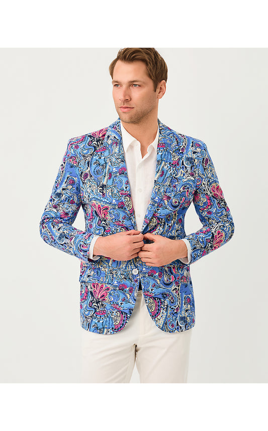 MENS STUFF FLAGLER BLAZER, MULTI PAISLEY PARADE