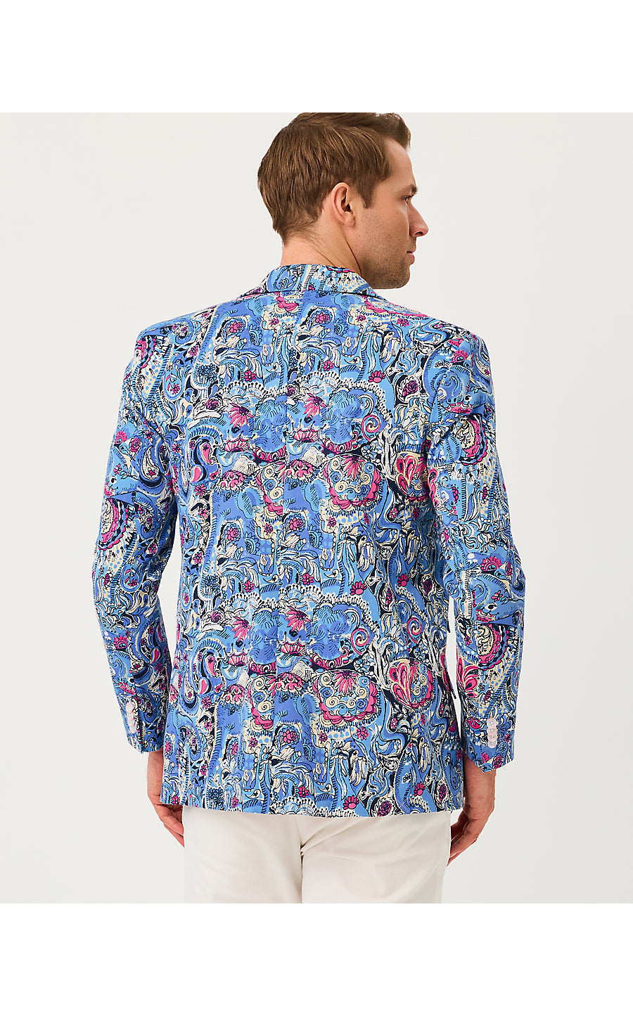 MENS STUFF FLAGLER BLAZER, MULTI PAISLEY PARADE