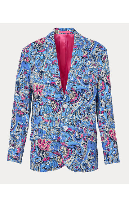 MENS STUFF FLAGLER BLAZER, MULTI PAISLEY PARADE