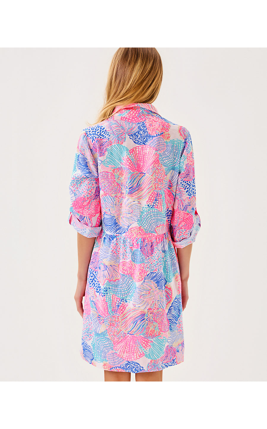 SHAELA DRESS, MULTI ROAR OF THE SEAS