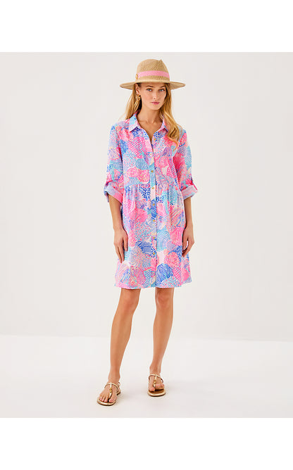 SHAELA DRESS, MULTI ROAR OF THE SEAS