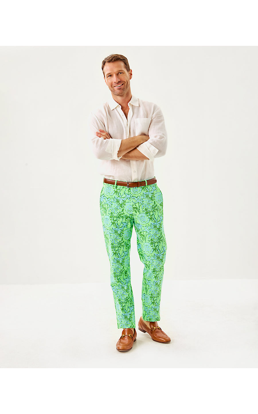 MENS STUFF MIZNER STRETCH PANT, COOL MINT CATCHIN RAYS