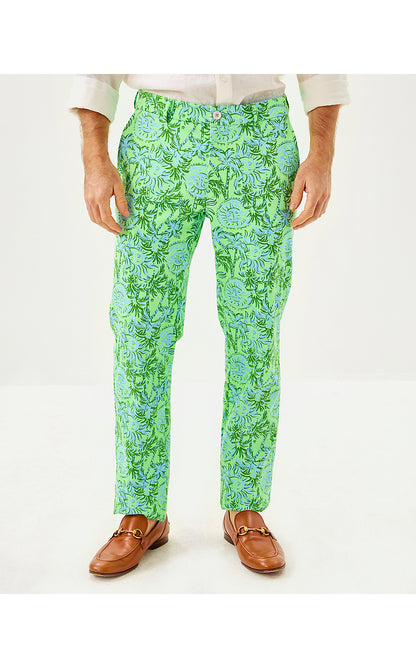 MENS STUFF MIZNER STRETCH PANT, COOL MINT CATCHIN RAYS