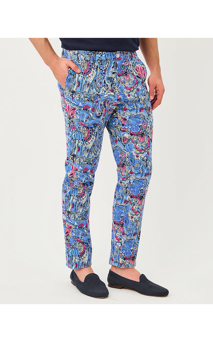 MENS STUFF MIZNER STRETCH PANT, MULTI PAISLEY PARADE