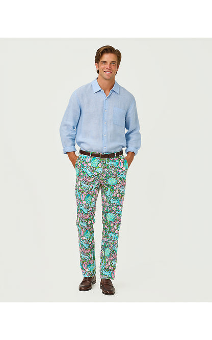 MENS STUFF MIZNER STRETCH PANT, MULTI ROYAL ZOO