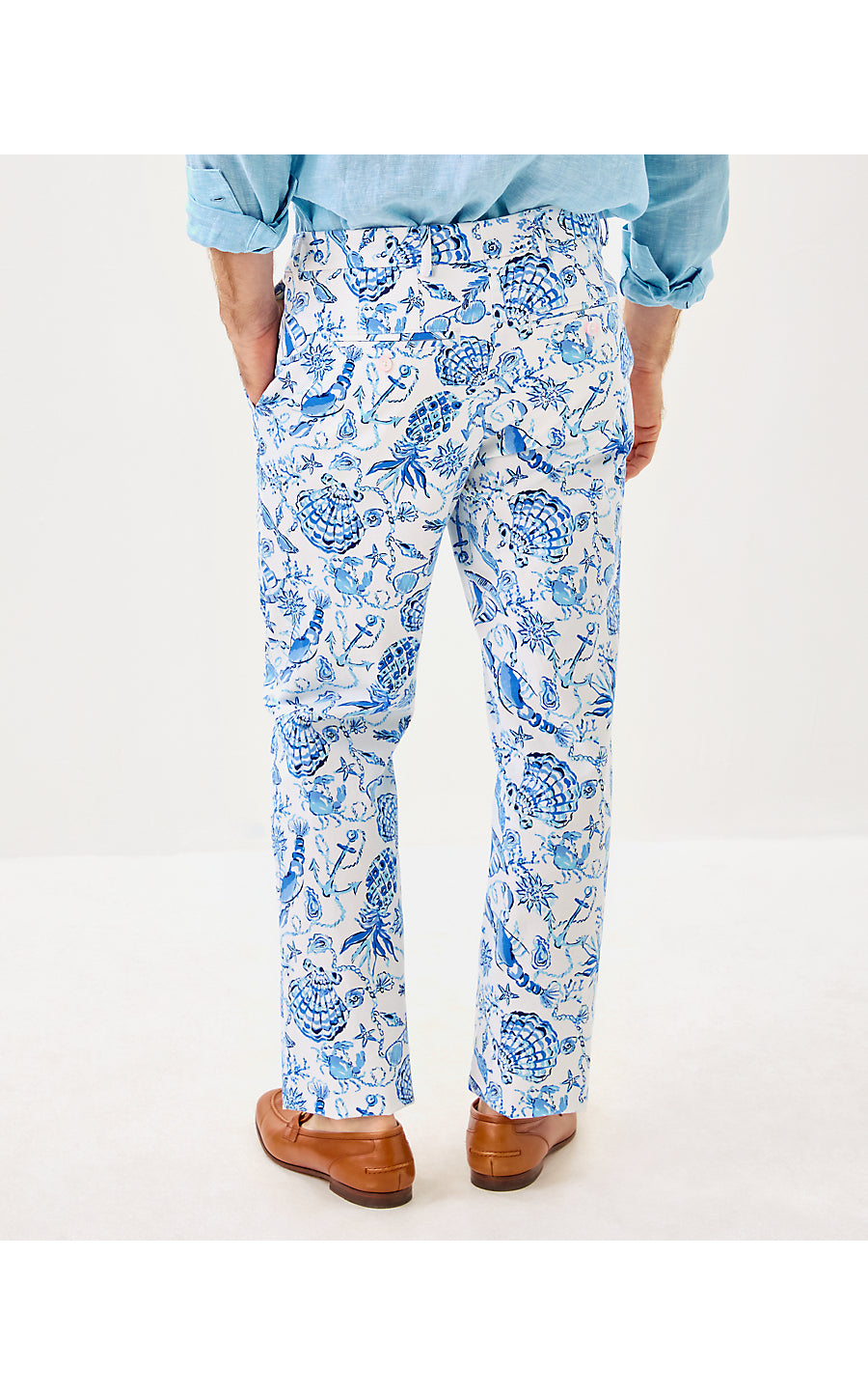 MENS STUFF MIZNER STRETCH PANT, RESORT WHITE BAREFOOT BEACHCOMBERS