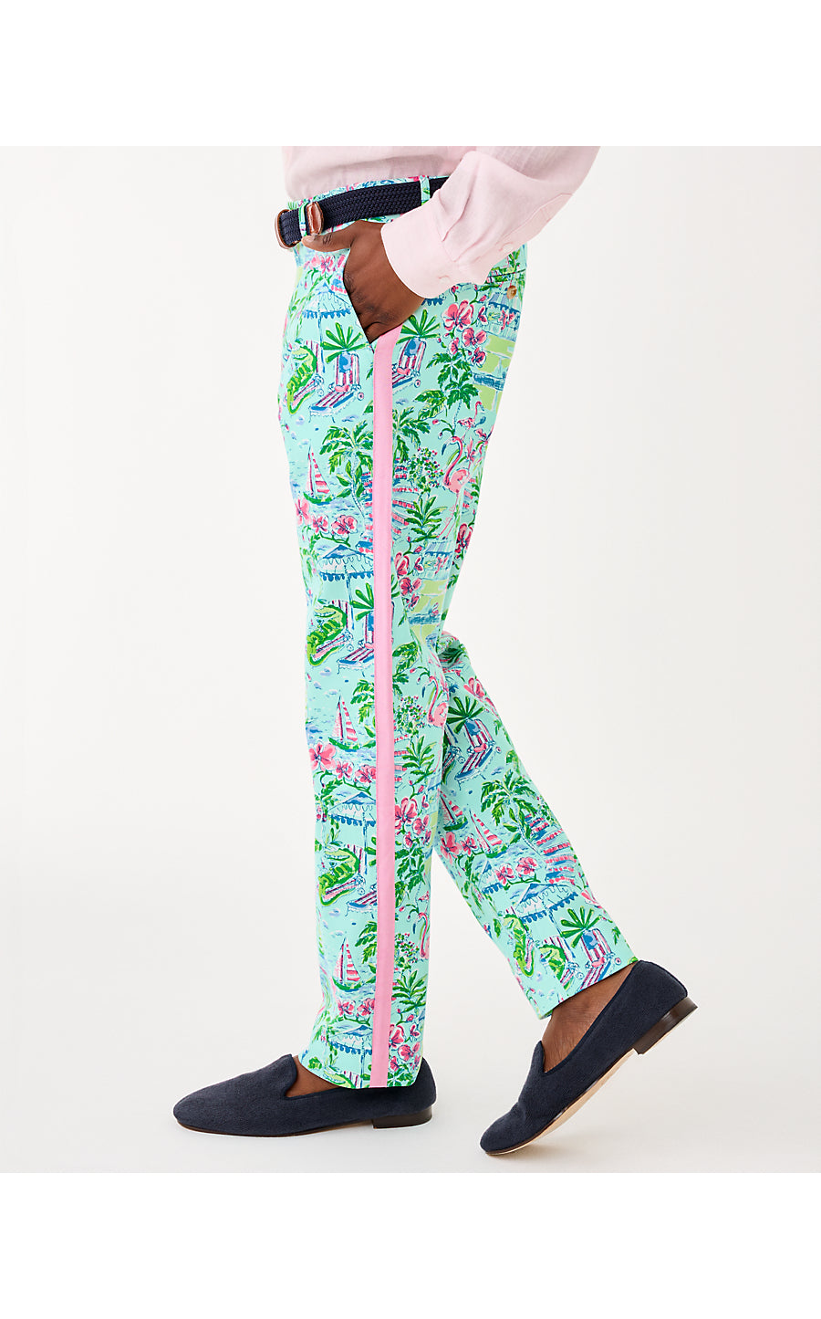 MENS STUFF MIZNER STRETCH PANT, SALT POND BLUE SUNNY DEE