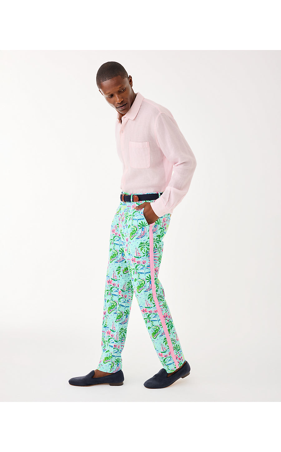 MENS STUFF MIZNER STRETCH PANT, SALT POND BLUE SUNNY DEE