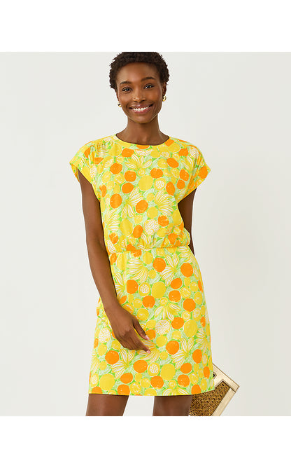 MELLI DRESS, ISLAND PALM ZESTY
