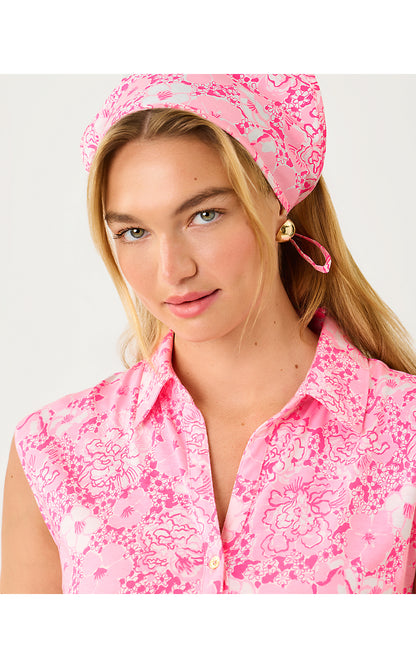 ARLEY DRESS, CONCH SHELL PINK BURST OF JOY