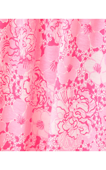 ARLEY DRESS, CONCH SHELL PINK BURST OF JOY