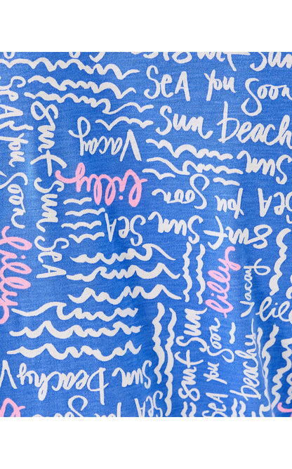 COLSON DRESS, SUNWASHED BLUE SEACRETS