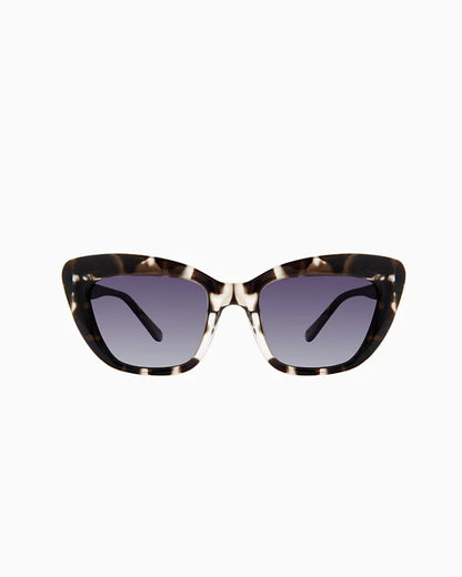 ALOHA ROCK- BLACK TORTOISE/BLUE FL MIRROR