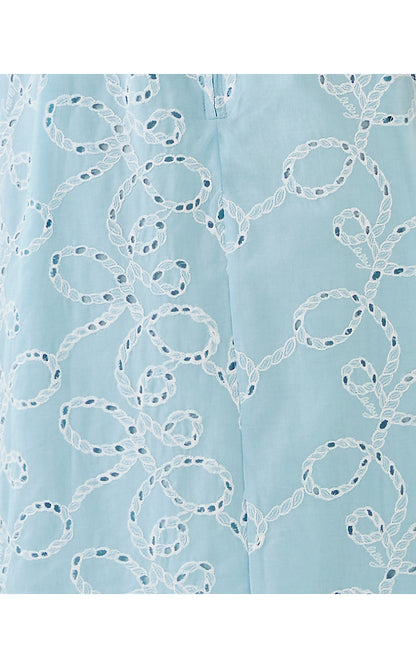 DELLA MIDI DRESS, BLUETTE SAILORS KNOT EYELET