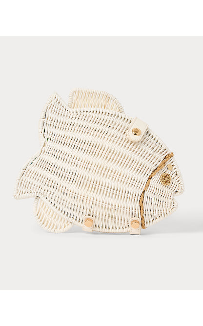 GWP FISH CROSSBODY, RESORT WHITE