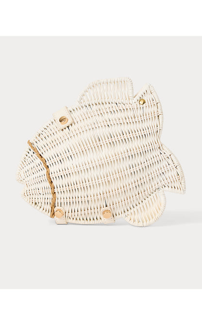 GWP FISH CROSSBODY, RESORT WHITE