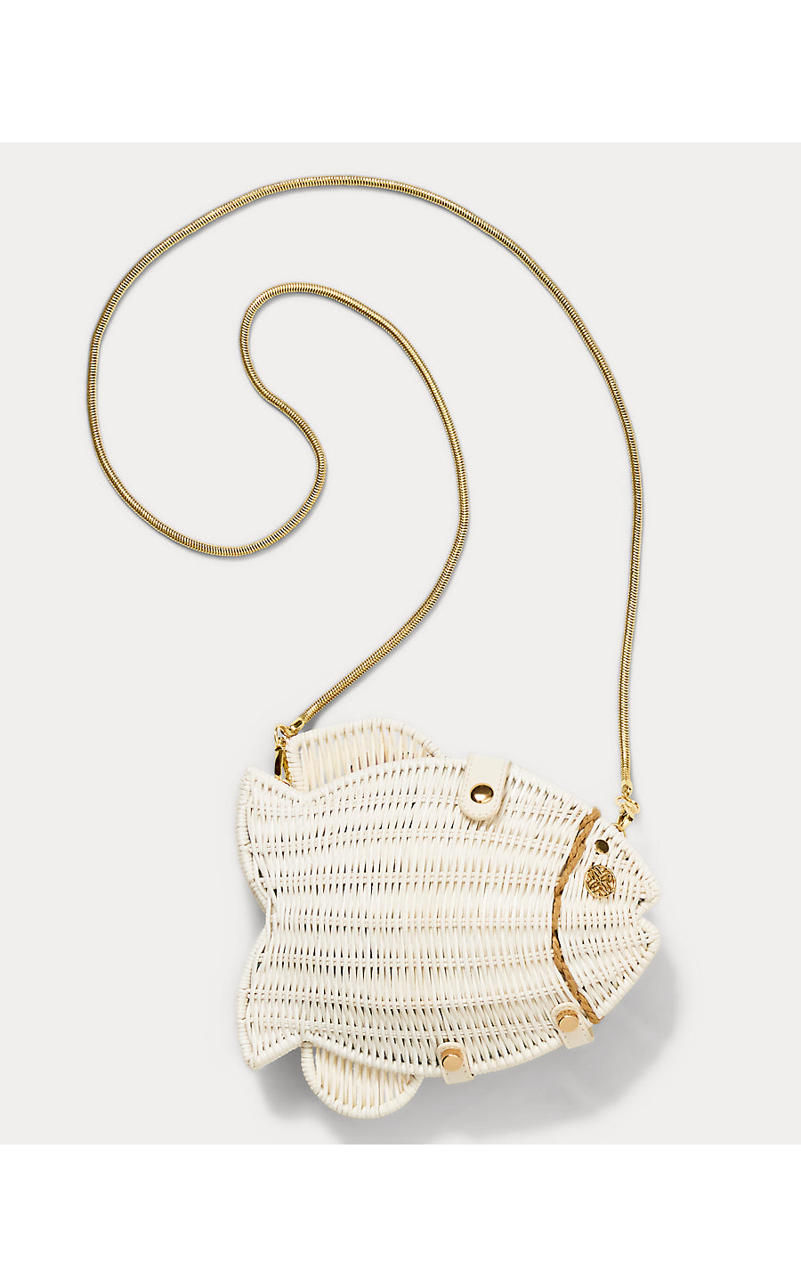 GWP FISH CROSSBODY, RESORT WHITE