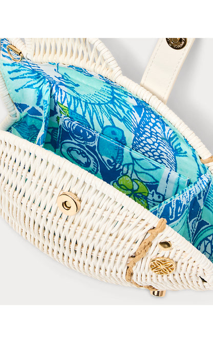 GWP FISH CROSSBODY, RESORT WHITE